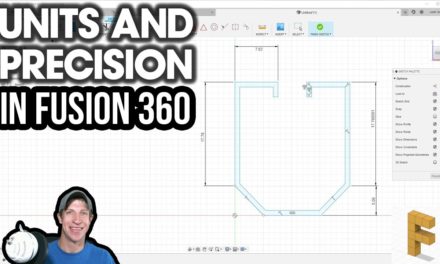 Changing UNITS AND PRECISION in Autodesk Fusion 360