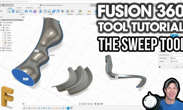 Getting Started with the SWEEP TOOL in Autodesk Fusion 360