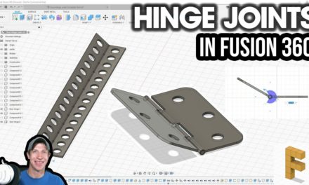 Autodesk Fusion 360 Hinge Joint Tutorial