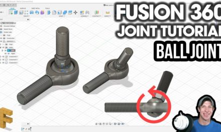 Simulating a BALL JOINT in Autodesk Fusion 360!