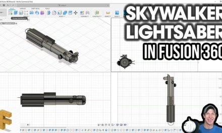Modeling the Skywalker Lightsaber in Autodesk Fusion 360!