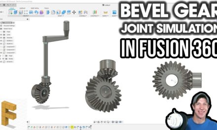 Simulating BEVEL GEAR MOVEMENT in Autodesk Fusion 360 with Joints!