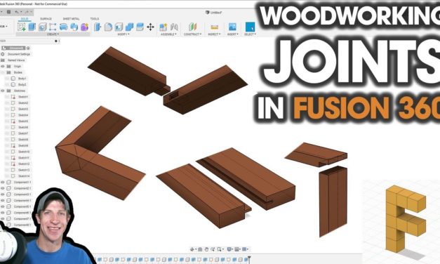 Creating Common WOODWORKING JOINTS in Fusion 360